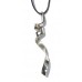pendente spirale acciaio inox mod.2a
